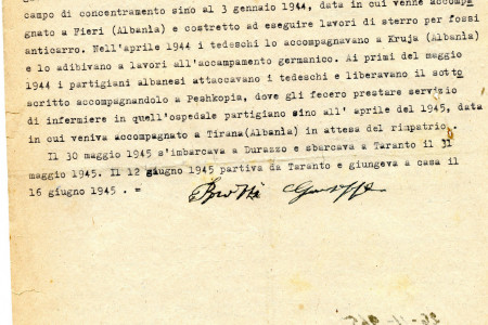8 settembre a Berat: catturato dai partigiani albanesi e rastrellato dai tedeschi